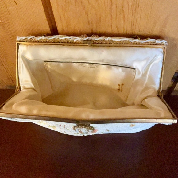 Antique Art Deco Beaded Purse made in France - Picture 5 of 6